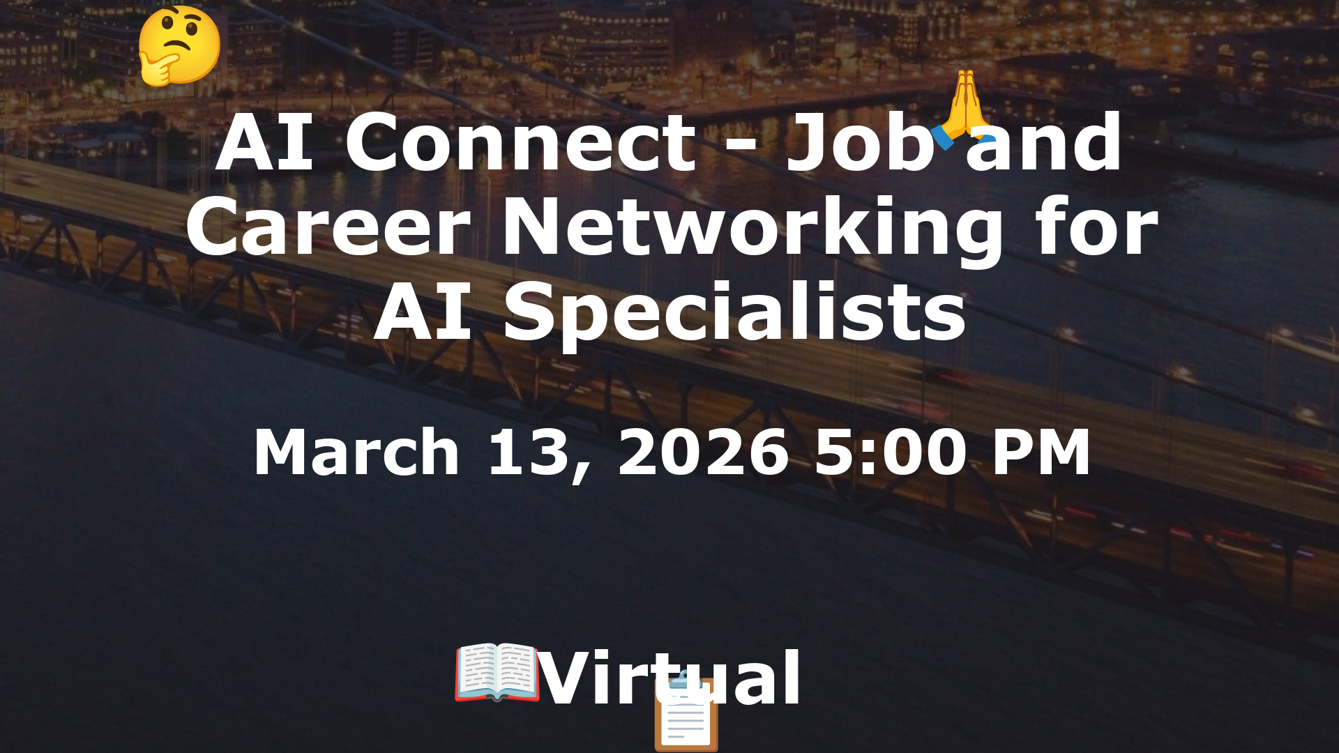 AI Connect - Job and Career Networking for AI Specialists event image